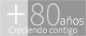 Logotipo 80 Años